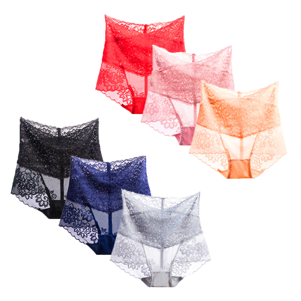 High-waisted butt-lifting cotton crotch women's panties