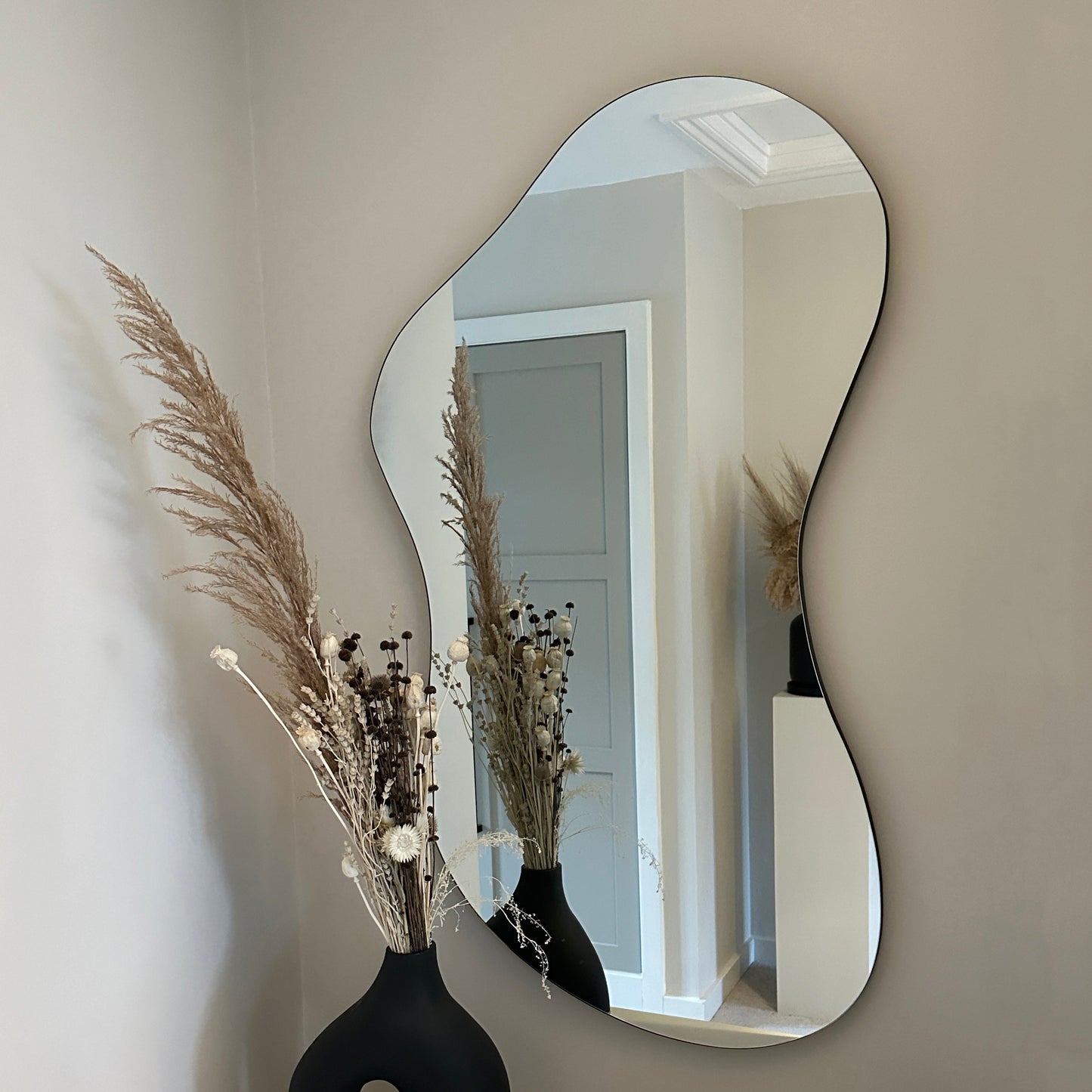 Edge - Large Frameless Irregular Pond Mirror 120cm x 70cm