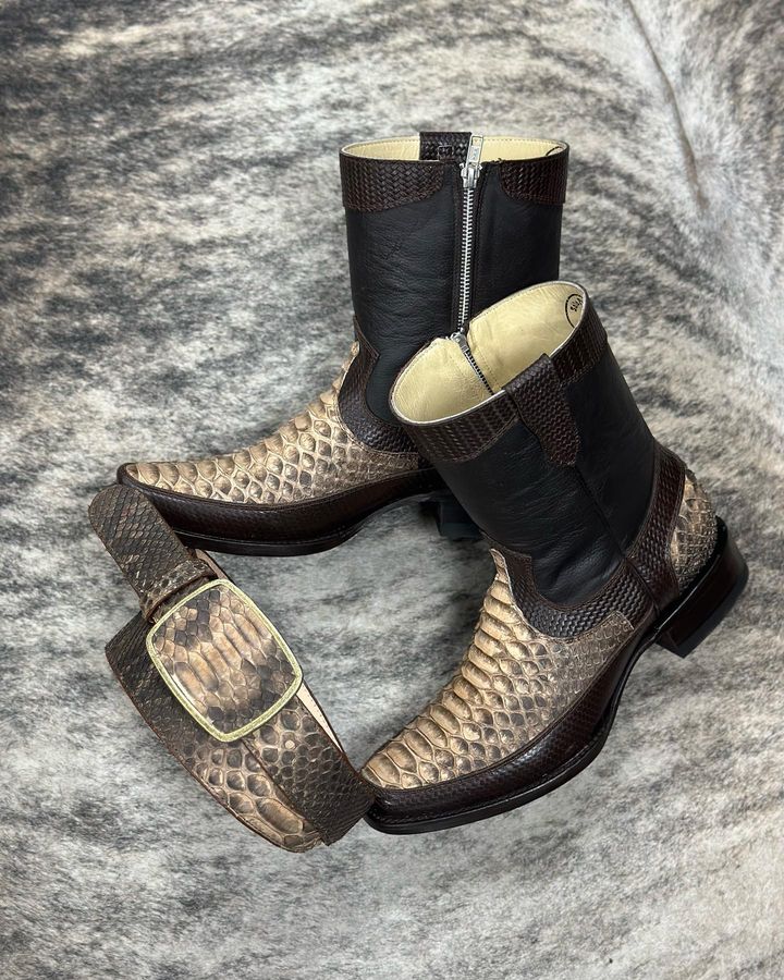 2024 Men's Purely Handcrafted Cowhide Boots